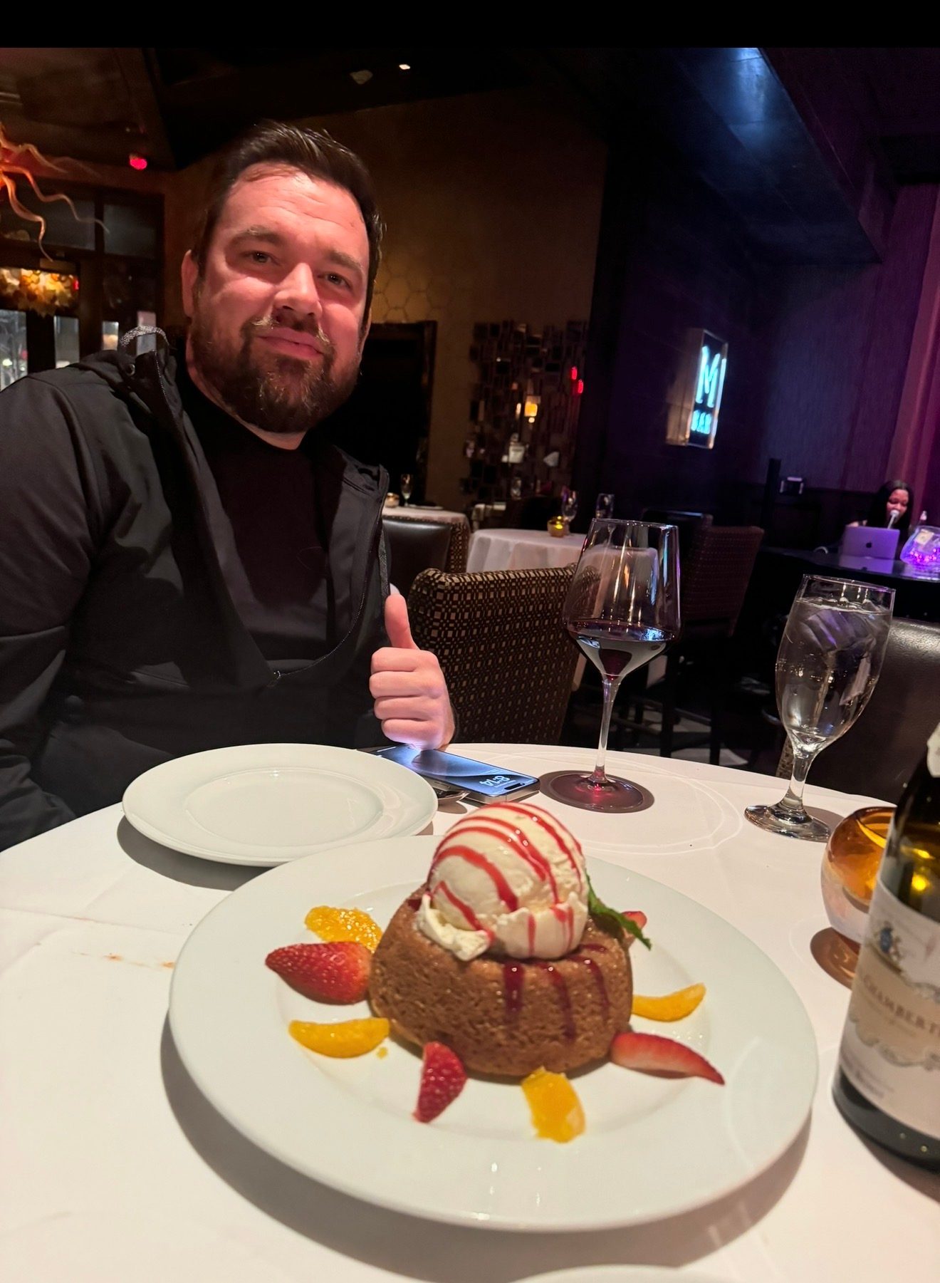 He loved that Butter Cake from Mastro’s!